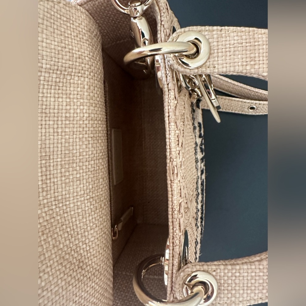 Christian Dior Tan Mini Lady D-Lite Bag - Picture 11 of 13